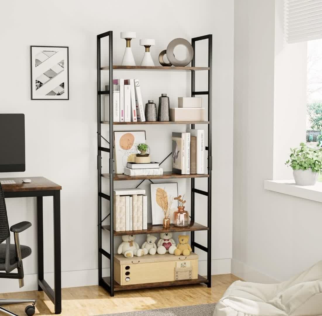 قفسه و کتابخانه ایستاده 5 طبقه