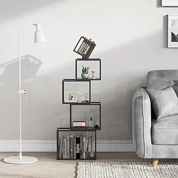 شلف و قفسه کتاب هندسی 4 باکس
